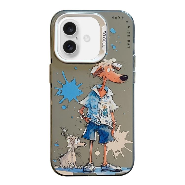 Animal artwork iPhone 17 case pattern U