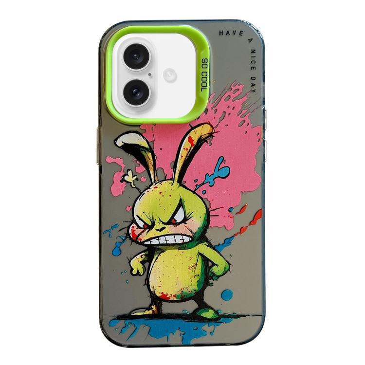 Animal artwork iPhone 17 case pattern V