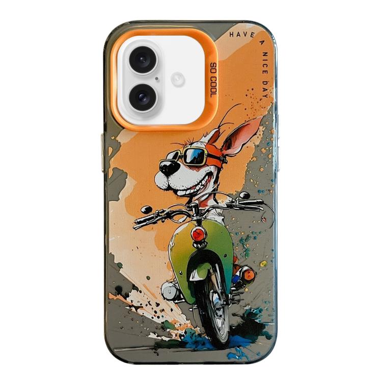 Animal artwork iPhone 17 case pattern W