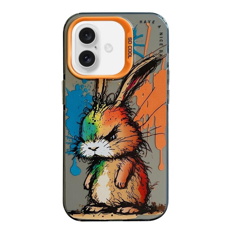 Animal artwork iPhone 17 case pattern Z