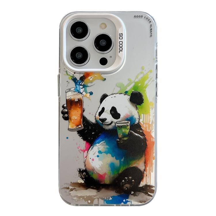 Panda animal oil painting iPhone 17 Pro Max case