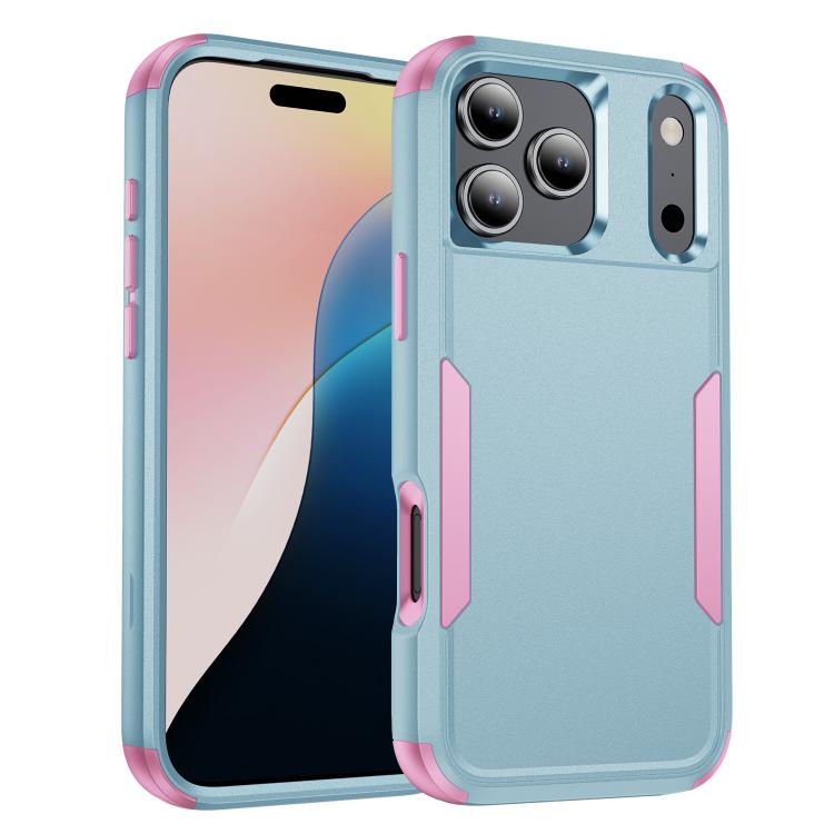 Grey green pink Commuter phone case