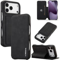 Mira Sales LC.IMEEKE Hon Ancient flip iPhone 17 Pro card slot stand case in black
