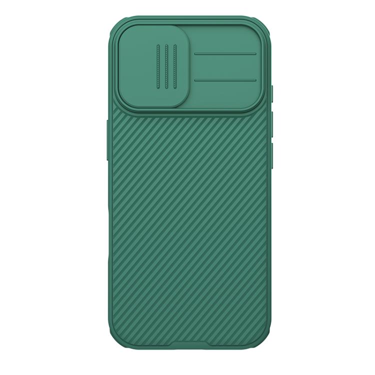 NILLKIN CamShield Pro iPhone case in green for iPhone 17