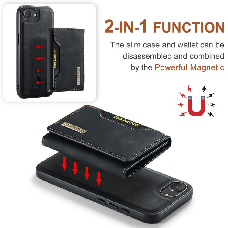 DG.MING M2 iPhone case with card slots detail