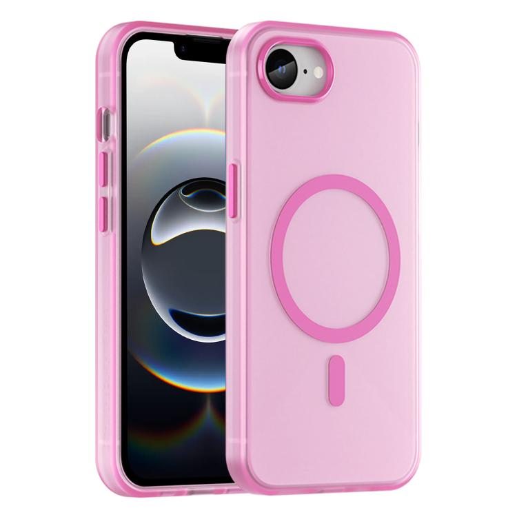 Pink MagSafe frosted iPhone 17e 16e case