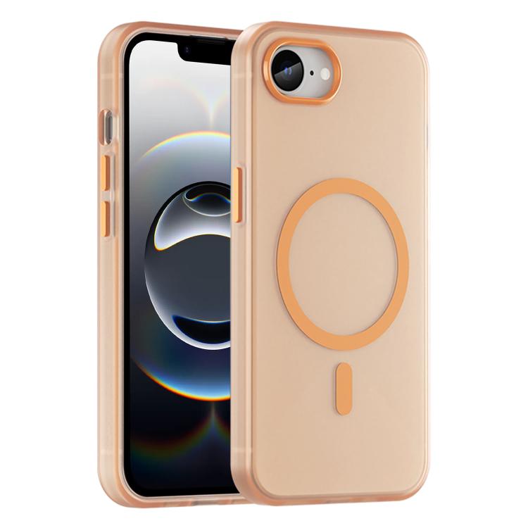 Orange MagSafe frosted iPhone 17e 16e case