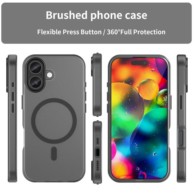 MagSafe frosted translucent iPhone case detail image