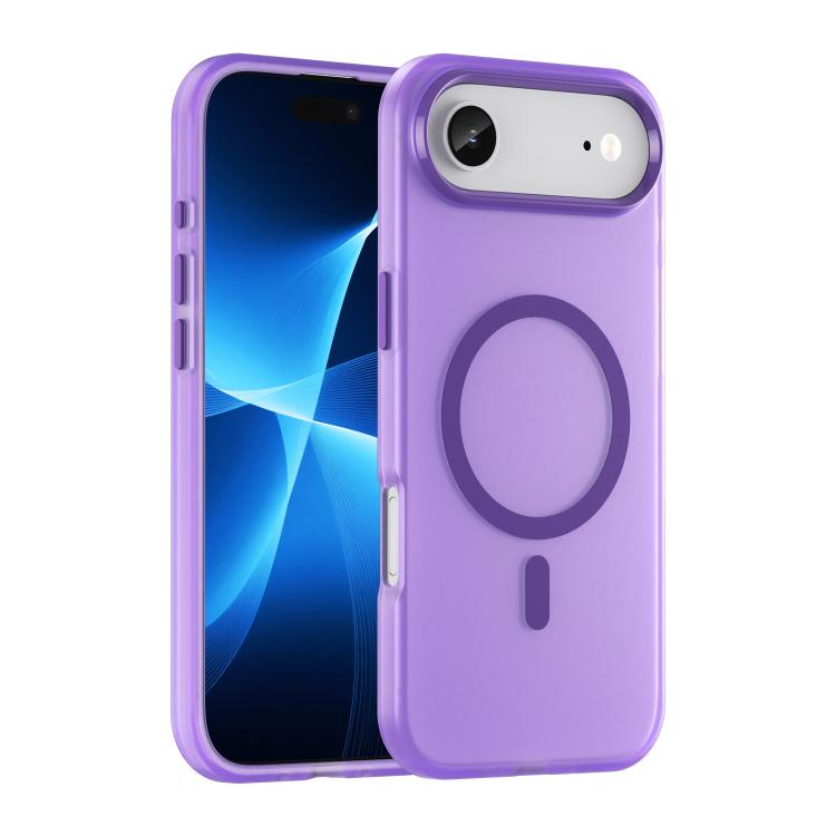 MagSafe frosted translucent iPhone case in dark purple for iPhone Air