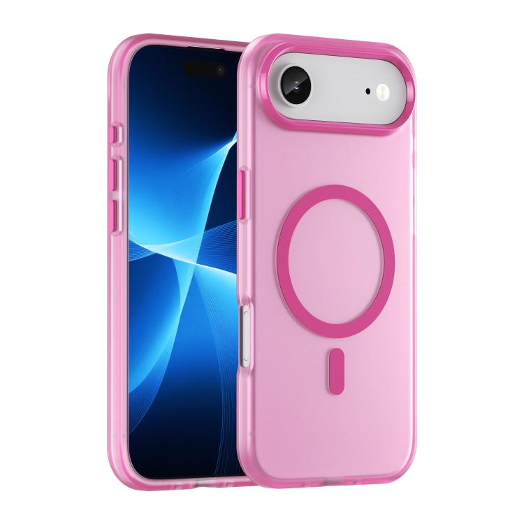 Pink MagSafe frosted iPhone Air case