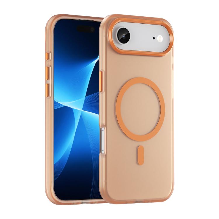 Orange MagSafe frosted iPhone Air case