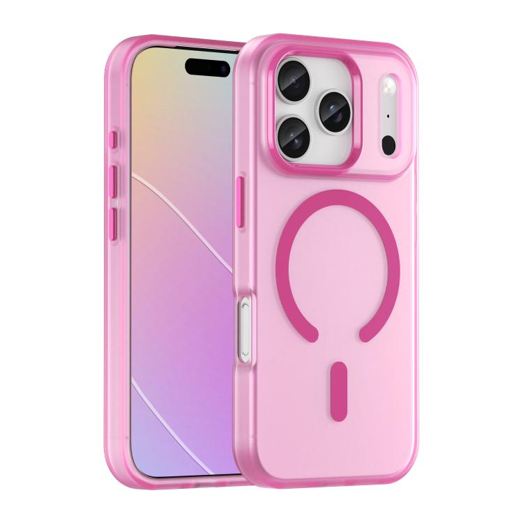 Pink MagSafe frosted iPhone 17 Pro case