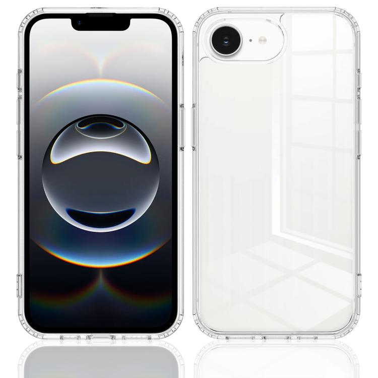 Clear acrylic TPU iPhone case detail
