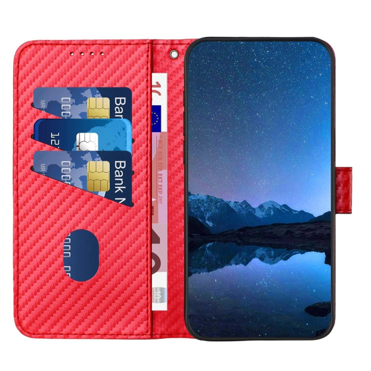 YX0070 leather iPhone case with wallet compartment detail