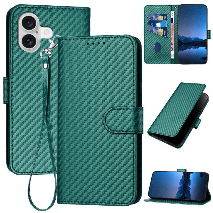 Dark green YX0070 iPhone 17 case