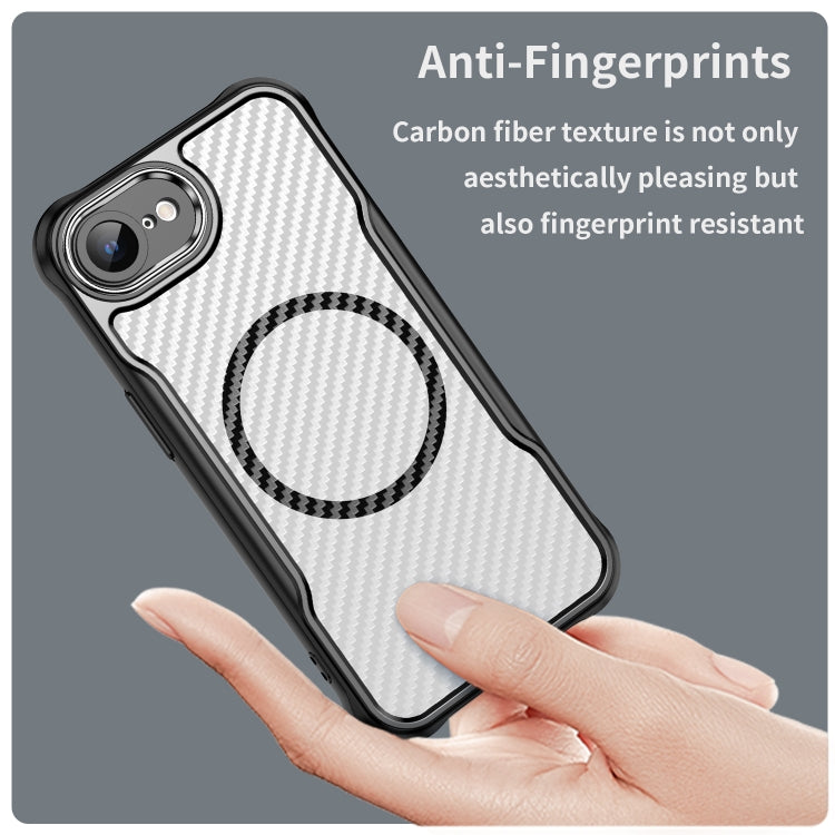 Carbon fibre MagSafe iPhone case with anti-slip backboard detail