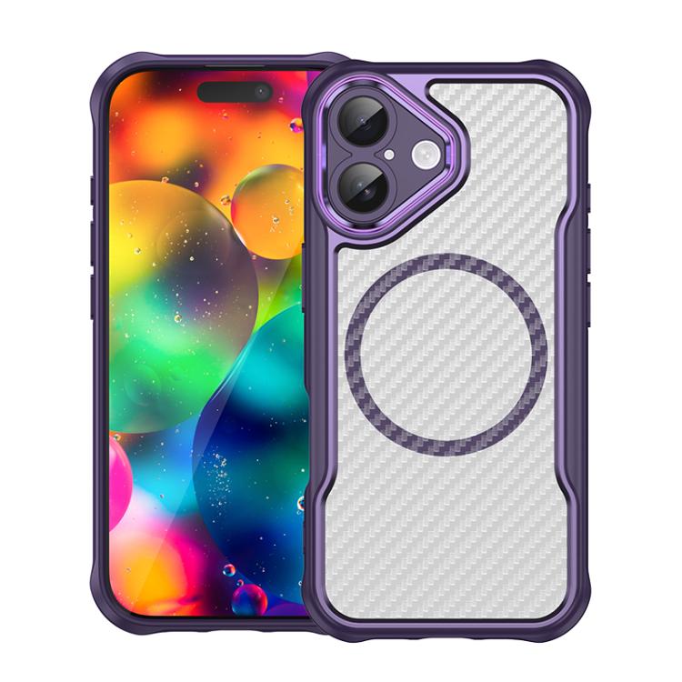 Purple carbon fibre MagSafe iPhone 17 case