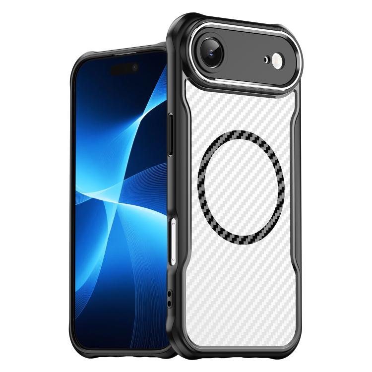 Black carbon fibre MagSafe iPhone Air case