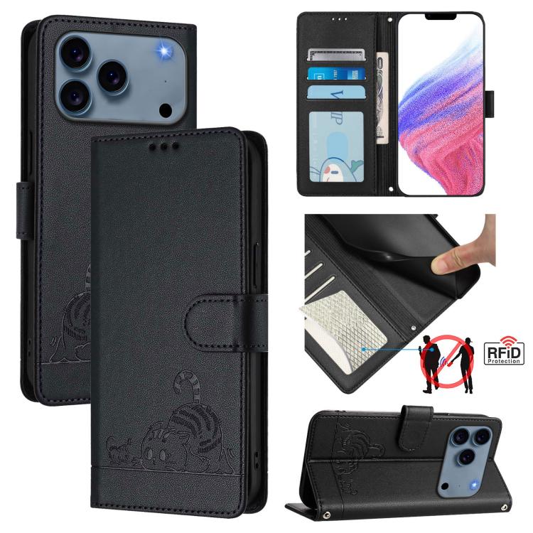 Black Cat Rat iPhone 17 Pro Max case