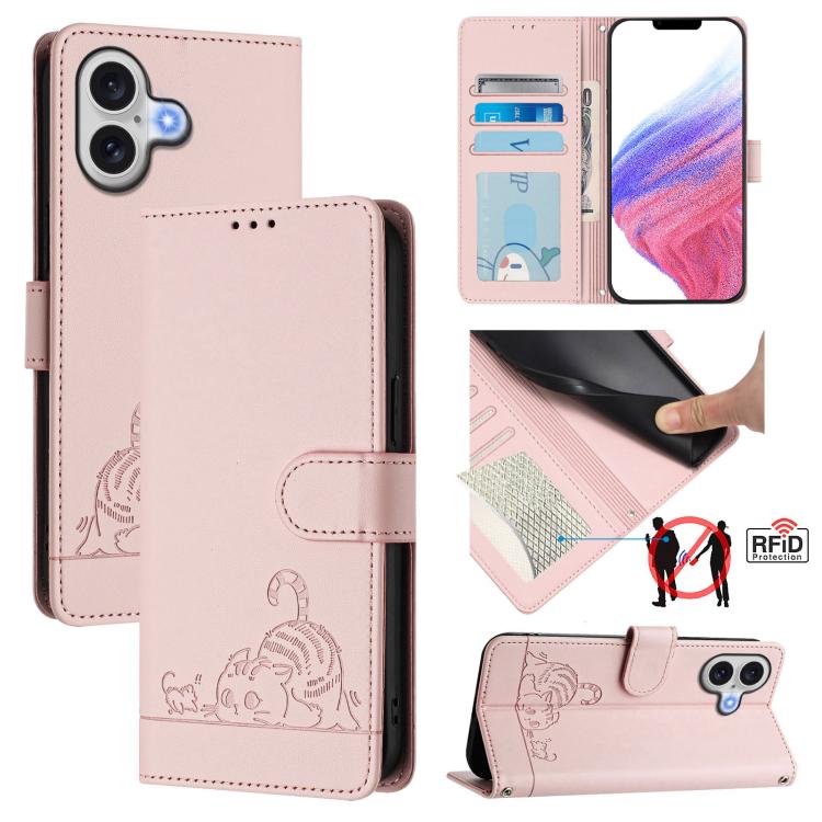 Pink Cat Rat iPhone 17 case