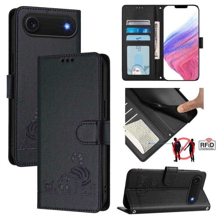 Black Cat Rat iPhone Air case