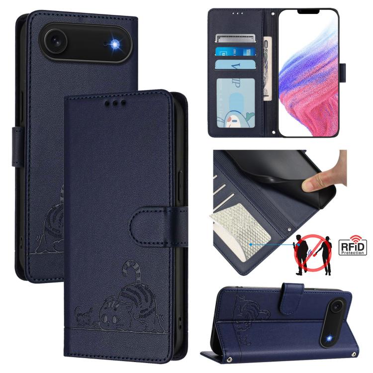 Blue Cat Rat iPhone Air case