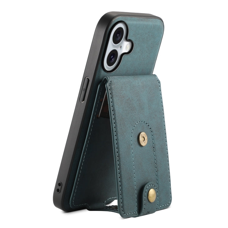 Denior D14 NK blue leather iPhone case