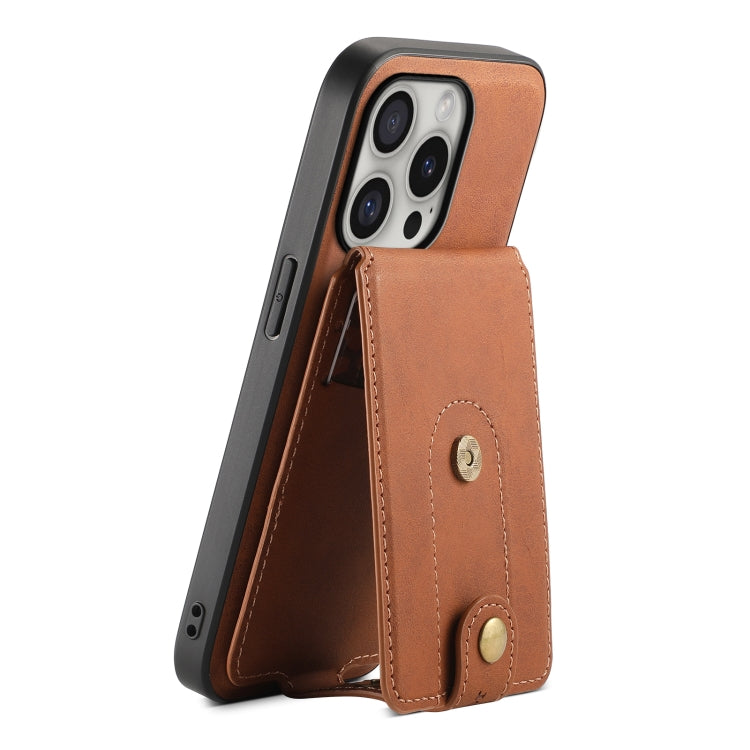 Denior D14 NK brown leather iPhone case