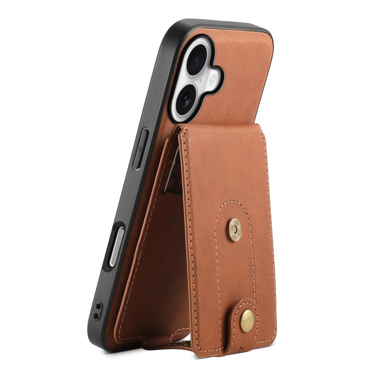 Denior D14 NK brown leather iPhone case