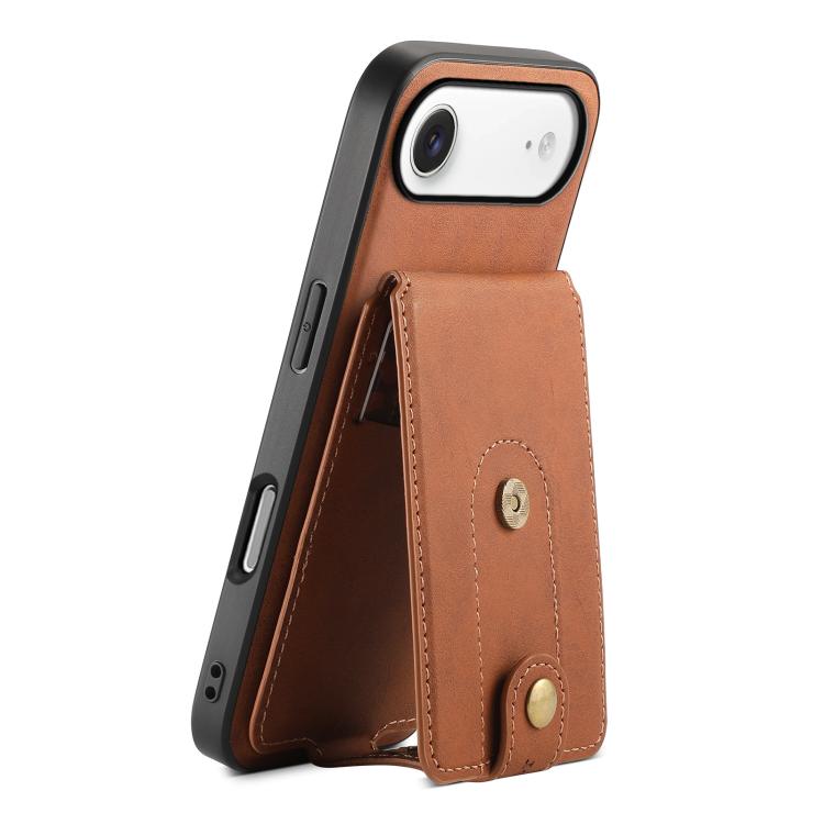 Denior D14 NK brown leather iPhone case