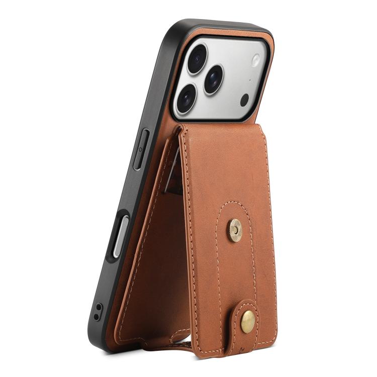 Mira Sales Denior D14 NK MagSafe leather iPhone 17 Pro case in brown