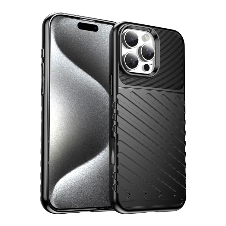 Black Thunderbolt iPhone 16 Pro Max case