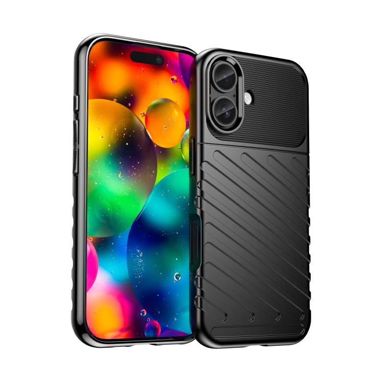 Black Thunderbolt iPhone 17 case
