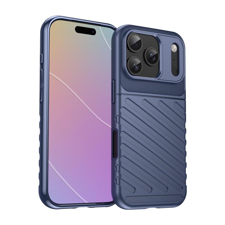 Blue Thunderbolt phone case