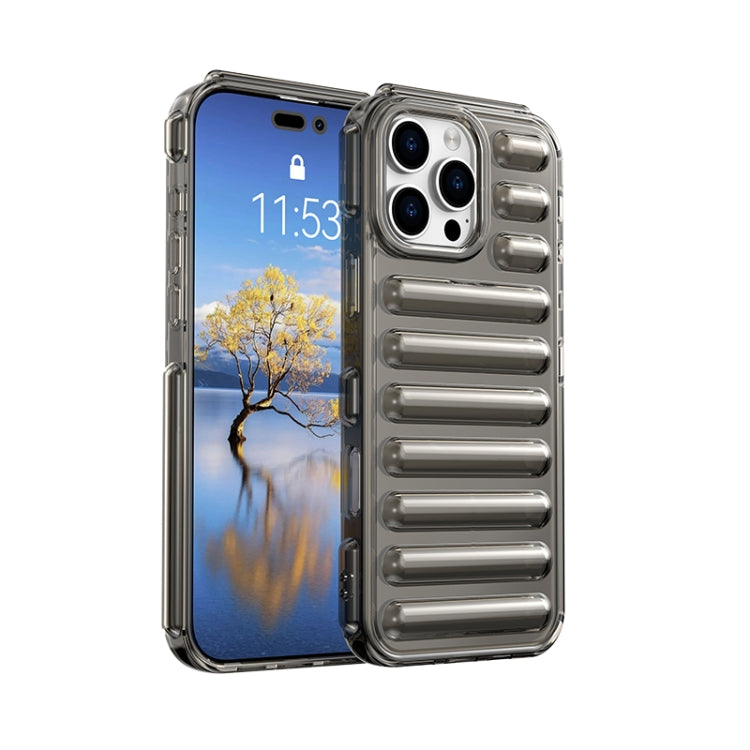 Capsule Series candy colour TPU iPhone 16 Pro Max case in transparent grey