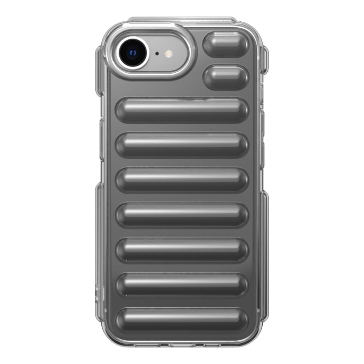 Capsule Series candy colour TPU iPhone 17e and 16e case in transparent grey