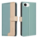 Colour matching RFID iPhone wallet case in green for iPhone 17e and 16e
