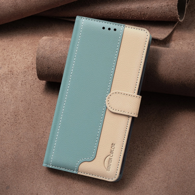 Colour matching RFID leather-style iPhone wallet case product detail image