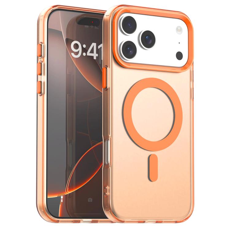 Candy MagSafe PC hybrid TPU iPhone case in orange for iPhone 17 Pro