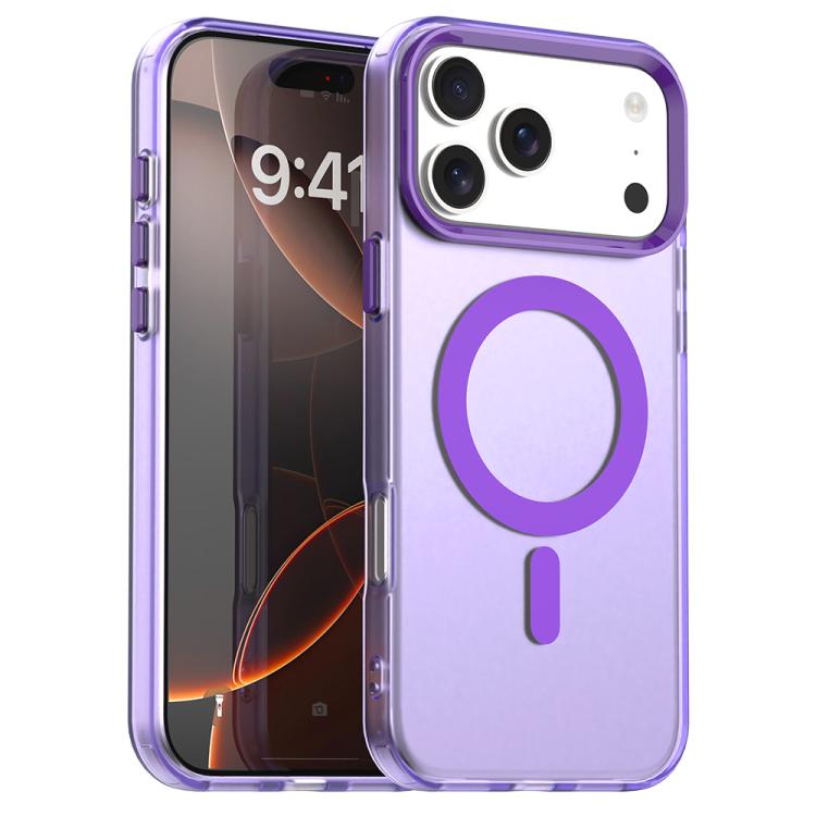 Candy MagSafe PC hybrid TPU iPhone case in purple for iPhone 17 Pro