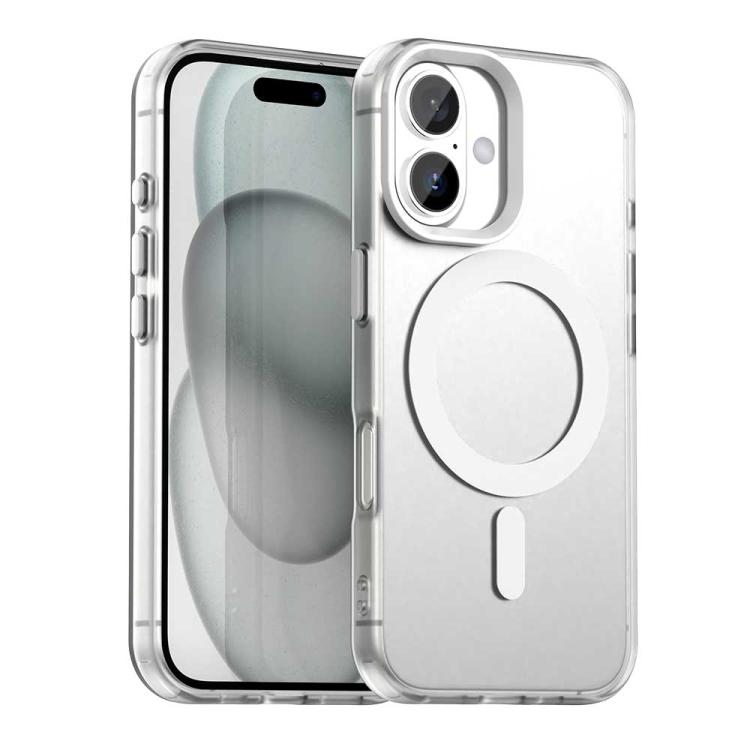 Candy MagSafe PC hybrid TPU iPhone case in white for iPhone 17