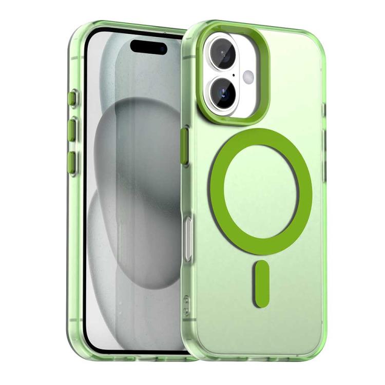 Candy MagSafe PC hybrid TPU iPhone case in green for iPhone 17
