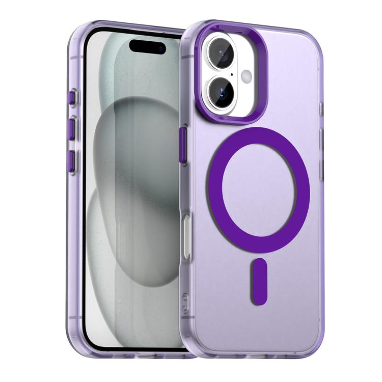 Candy MagSafe PC hybrid TPU iPhone case in purple for iPhone 17