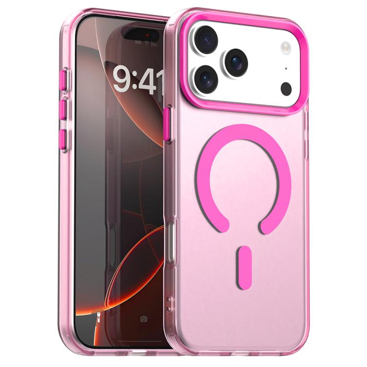 Candy MagSafe PC hybrid TPU iPhone case in red for iPhone 17 Pro C-type