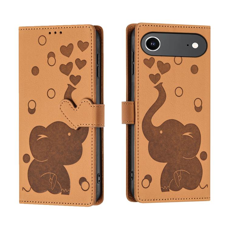 Elephant iPhone wallet case in yellow for iPhone Air