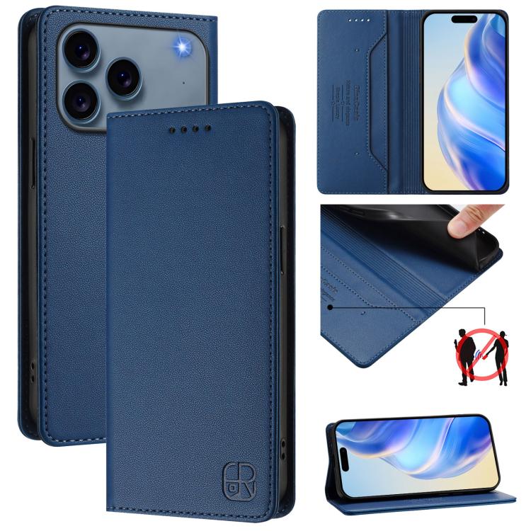 Dark Blue RC01 iPhone 17 Pro Max case