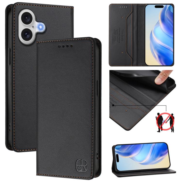 Black RC01 iPhone 17 case