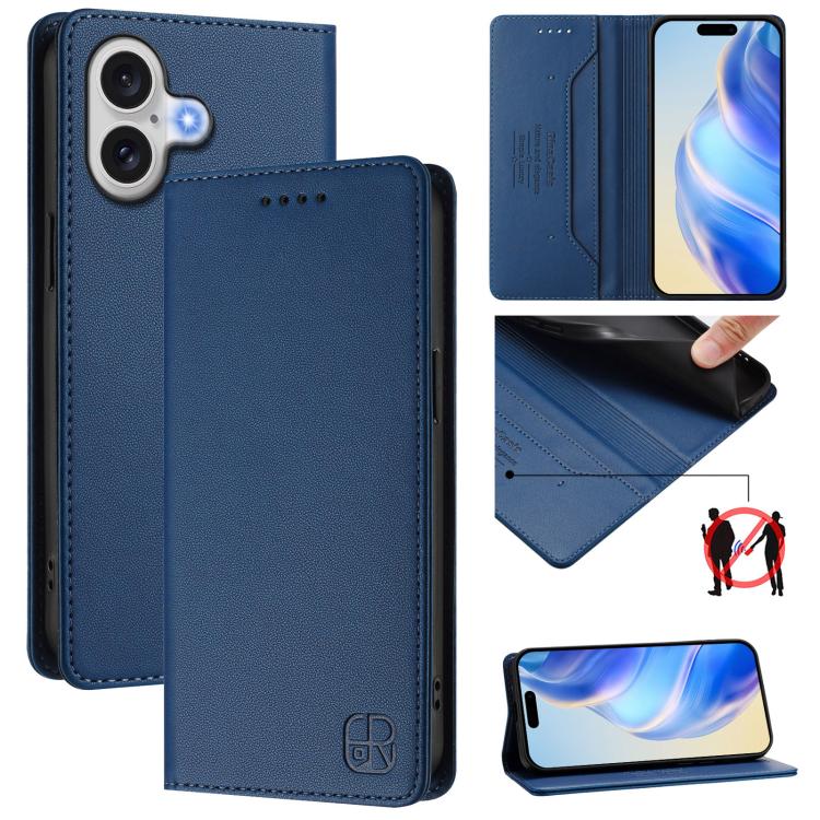 Dark Blue RC01 iPhone 17 case