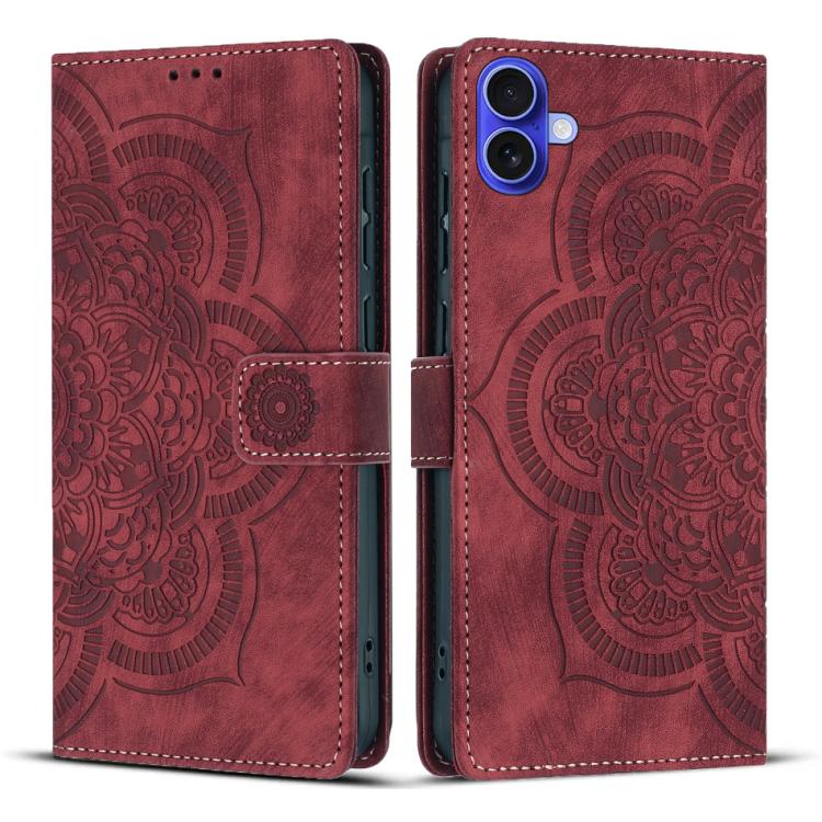 Red iPhone 17 wallet case