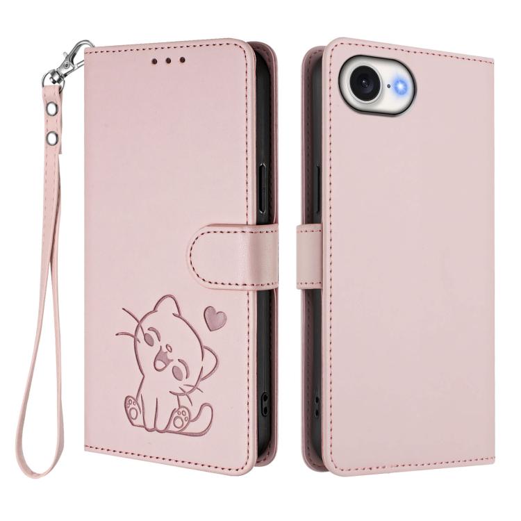 Heart cat iPhone wallet case product detail image